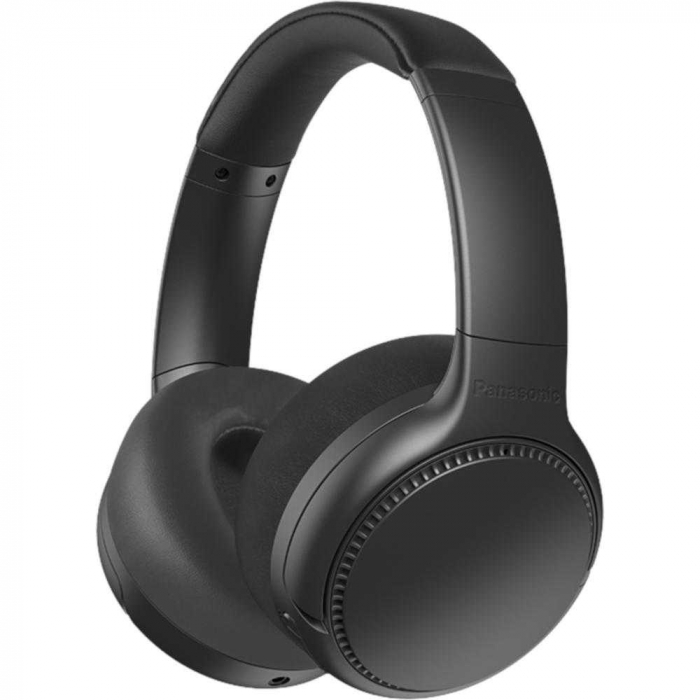 Casti PANASONIC RB-M500BE-K, Extra Bass Wireless, Bass Reactor, around-Ear, negru [3]