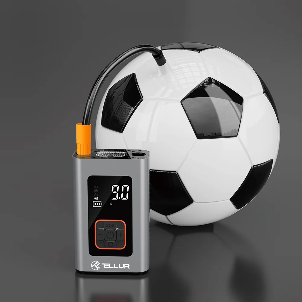 Compresor de aer portabil electric 150 PSI 16L/min 4000mAh Încărcare USB-C [4]