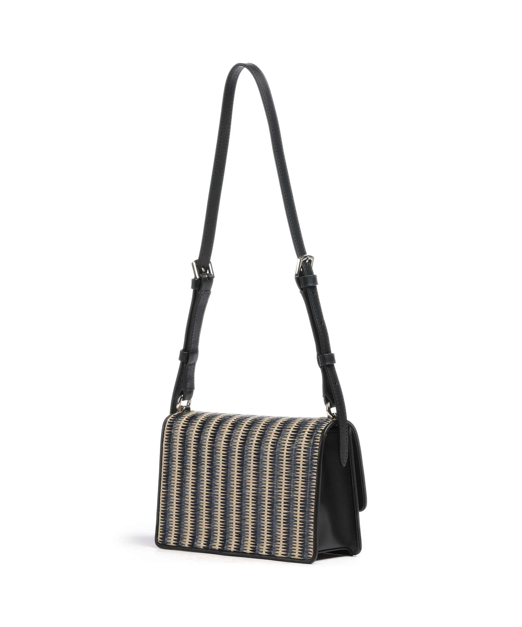 Furla 1927 Mini Geantă de umăr, piele fină neagră/bej [5]