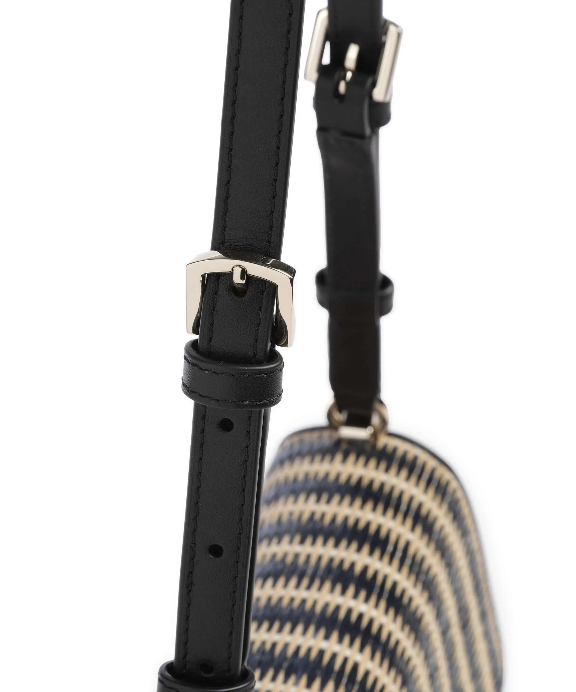 Furla 1927 Mini Geantă de umăr, piele fină neagră/bej [2]