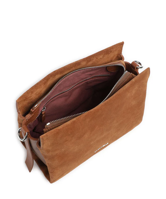 Geantă de mână elegantă din piele - Coccinelle Boheme Suede Hobo [5]