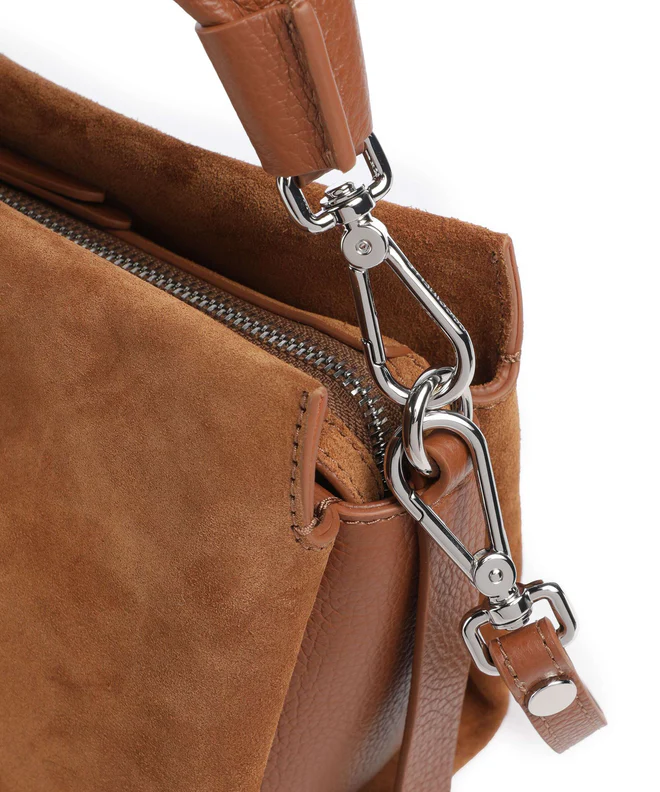 Geantă de mână elegantă din piele - Coccinelle Boheme Suede Hobo [3]