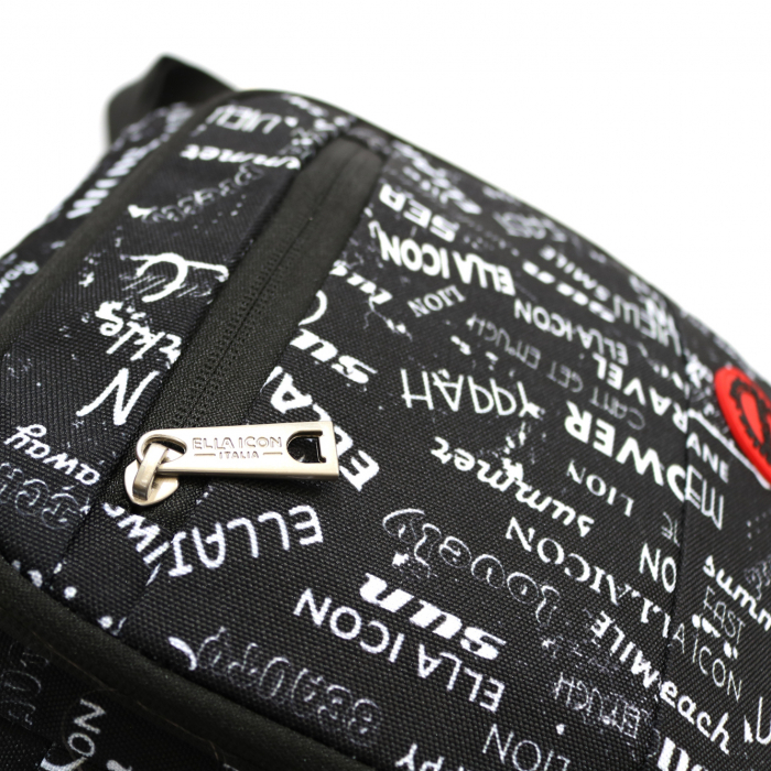 Geanta de umar, Ella Icon, Urban, Negru, 22x7x24.5cm [5]