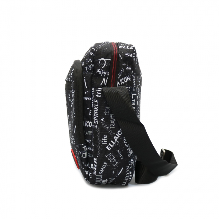 Geanta de umar, Ella Icon, Urban, Negru, 22x7x24.5cm [2]