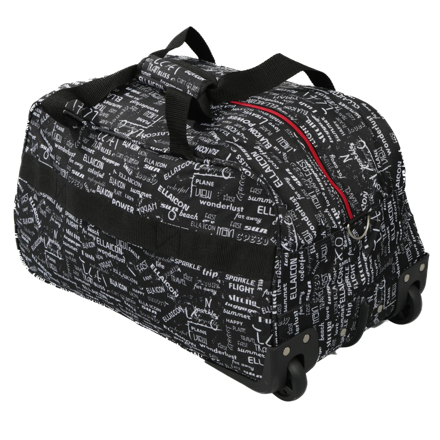 Geanta de voiaj cu troler, Urban, Negru, 55x30x30cm [3]