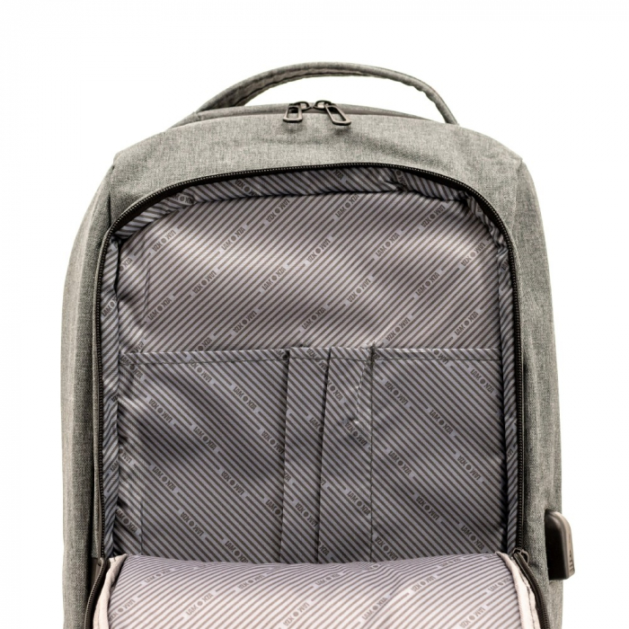 RUCSAC LAPTOP LAMONZA CHROME 43X30X18 CM, 15,6", GRI [2]