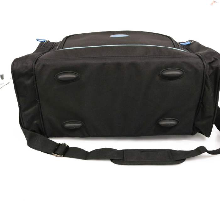Geanta voiaj Toro 50x29x23 cm, negru/albastru [5]