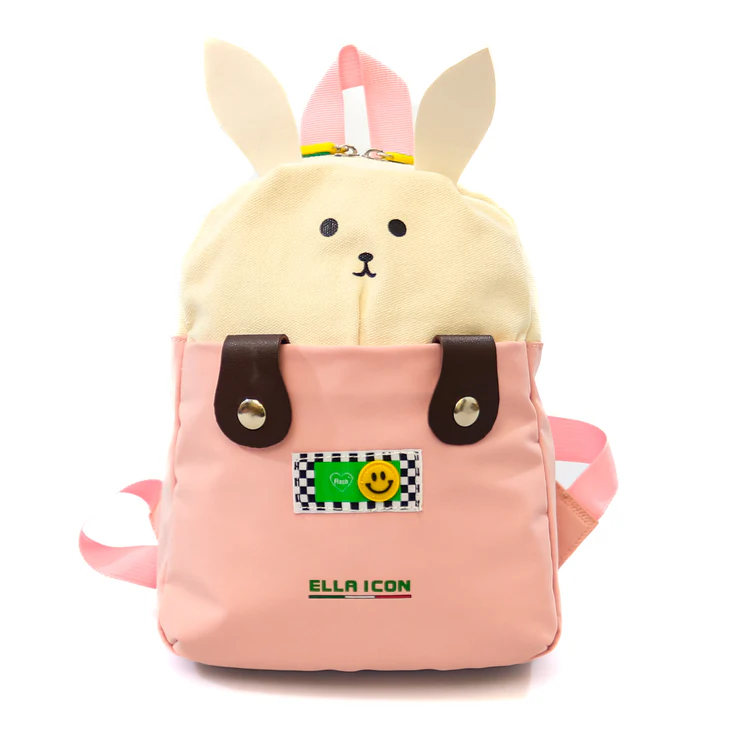 Ghiozdan ELLA ICON pentru copii Pink Rabbit Roz 26X21X7 Cm [1]