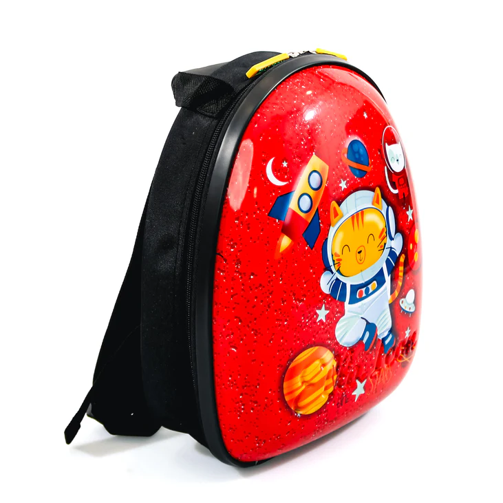 Ghiozdan  ELLA ICON  pentru copii Space Cat Rosu 32X26X12 Cm [2]
