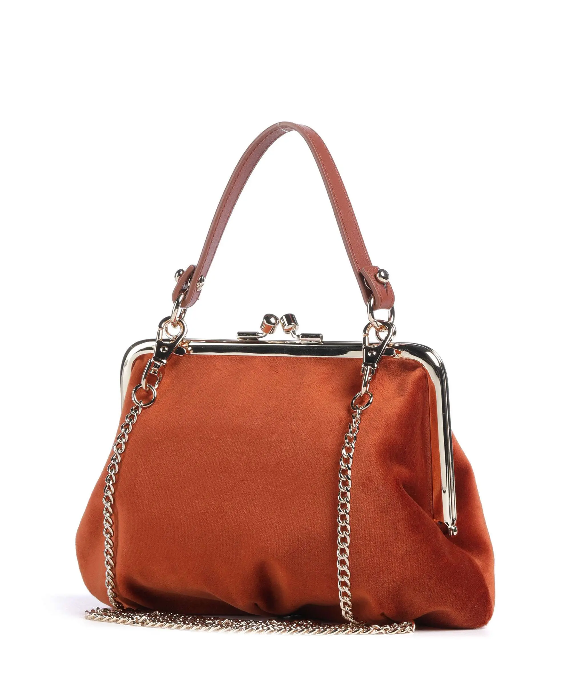Granny Velvet Frame Geantă crossbody din bumbac inbagaj [10]