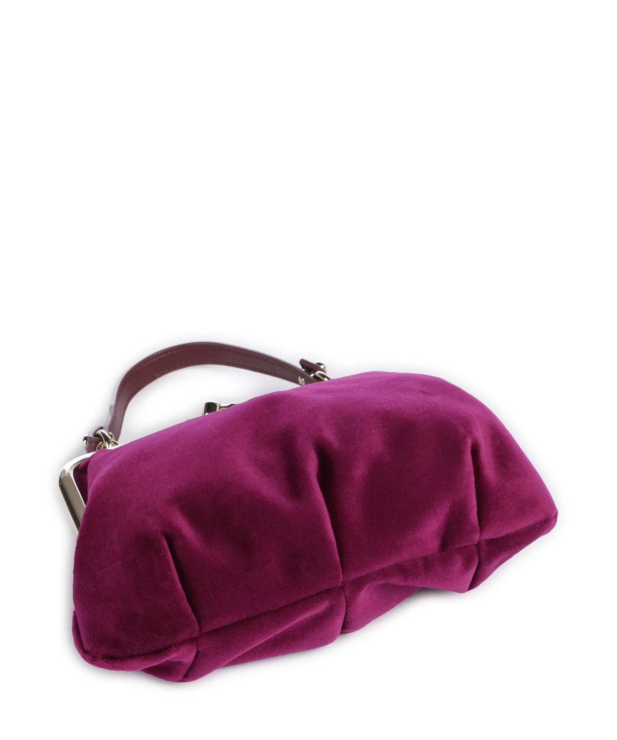 Granny Velvet Frame Geantă crossbody din bumbac inbagaj [5]