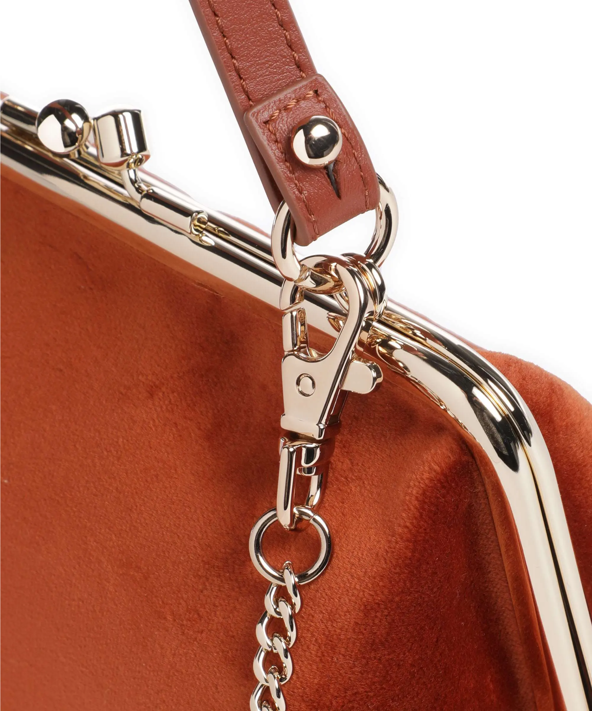 Granny Velvet Frame Geantă crossbody din bumbac inbagaj [11]
