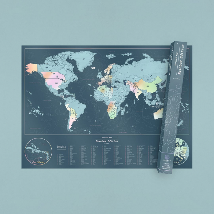 Harta razuibila Editia "Curcubeu" - produs original Luckies London [2]