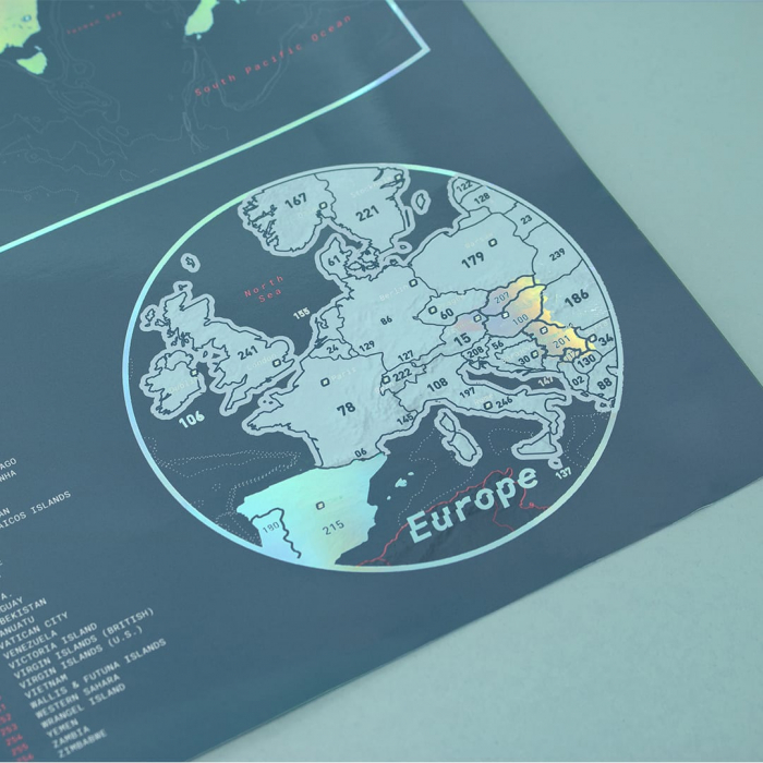 Harta razuibila Editia "Curcubeu" - produs original Luckies London [5]