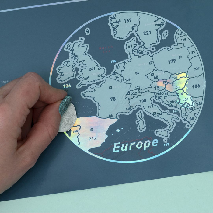 Harta razuibila Editia "Curcubeu" - produs original Luckies London [6]