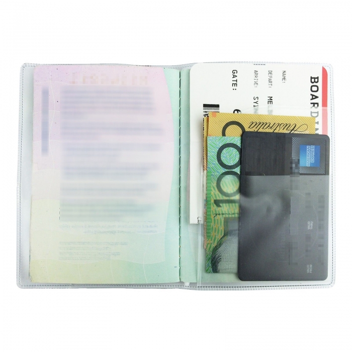 Husa pasaport/ Coperta Pasaport - Transparent lucios [3]