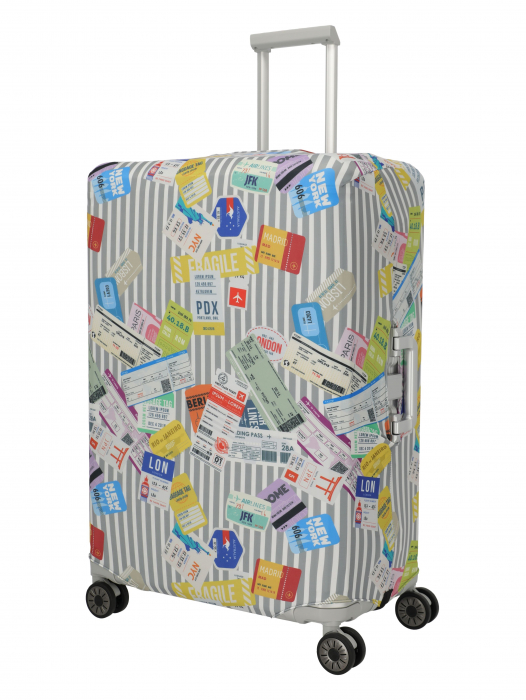 Husa protectie troler, Travelite, Albastru-Alb, L [5]