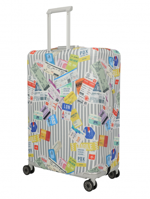 Husa protectie troler, Travelite, Albastru-Alb, L [2]