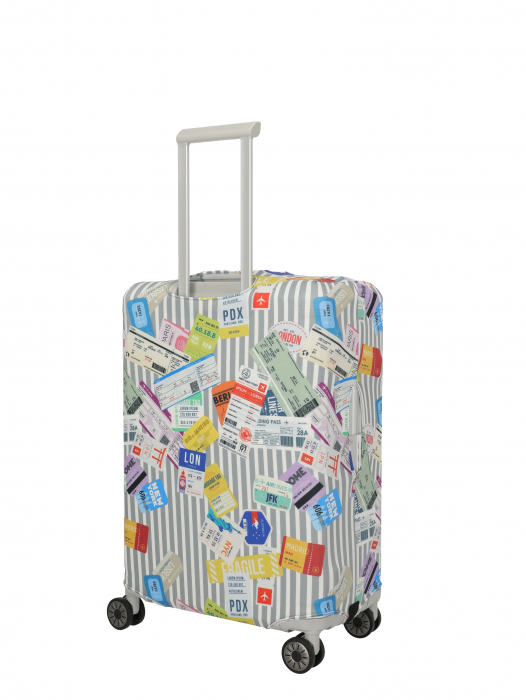 Husa protectie troler, Travelite, Albastru-Alb, M [2]