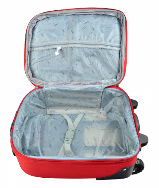 Klept Troler textil 2 roti Smart-42 Negru cu gri [2]