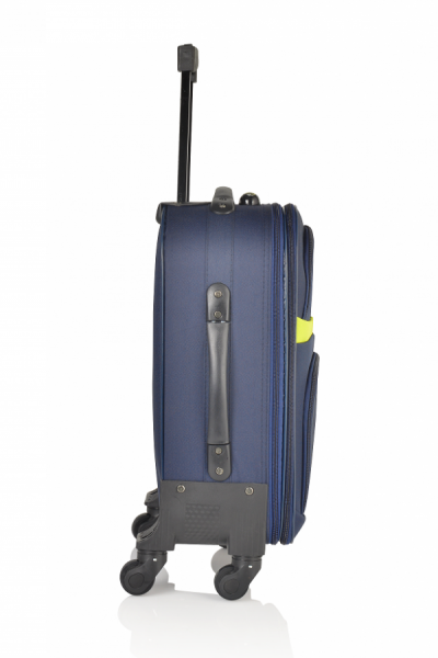 Klept Troler textil 4 roti Smart-55 Albastru cu verde [3]