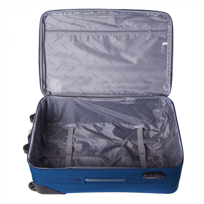 Troler cala mediu (M)Lamonza  Atlanta 64x41x24 cm, 3.30 kg, extensibil 30%, albastru [3]