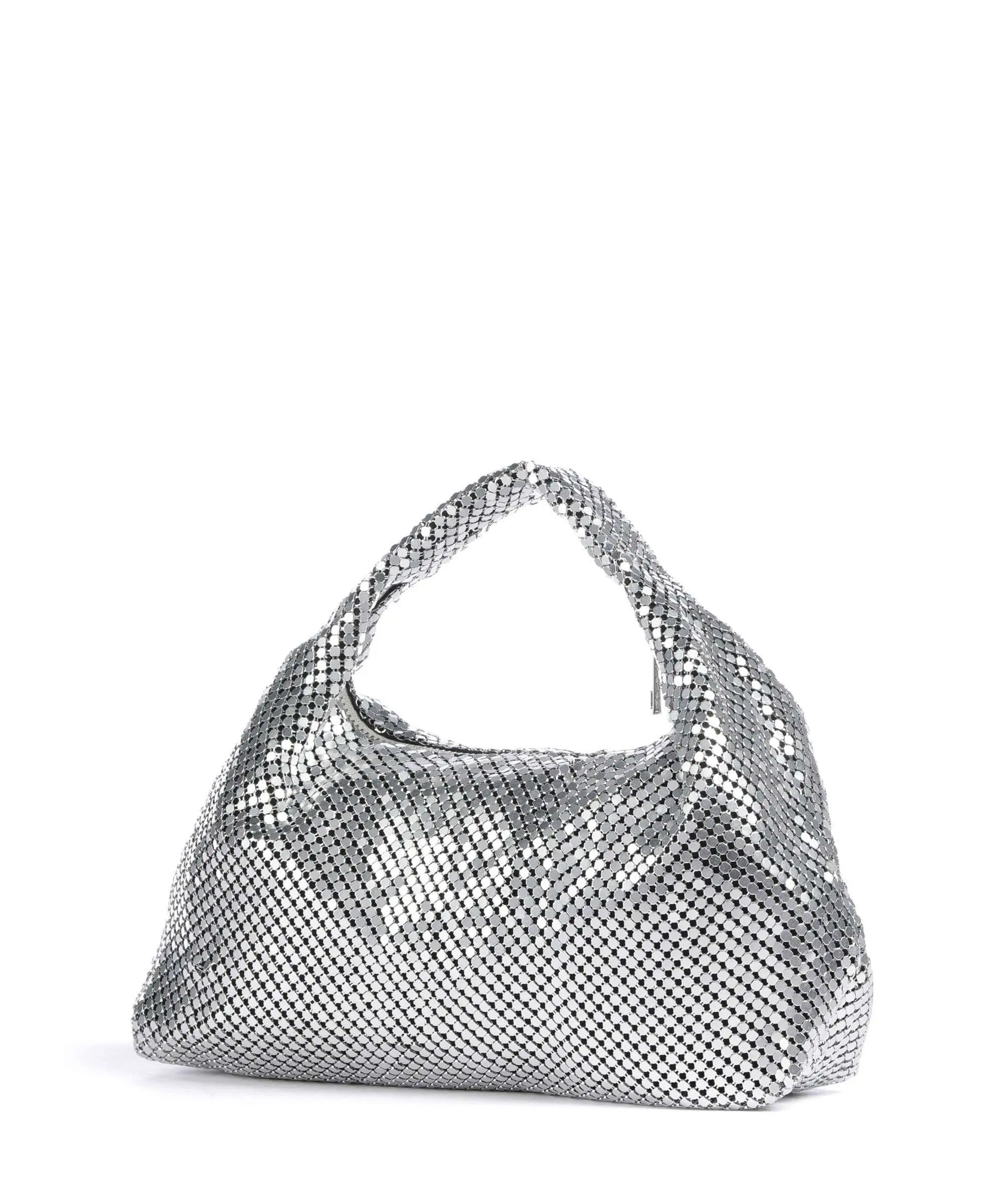 Nunoo Geanta metal Dandy nailon reciclat, aluminiu argintiu [3]