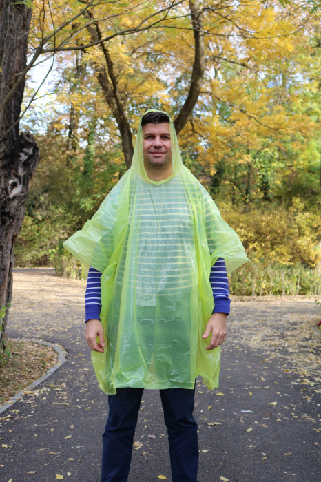 Pelerina de Ploaie - Model Poncho - Verde - BSP Guard [6]