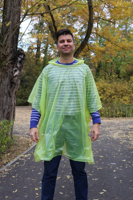 Pelerina de Ploaie - Model Poncho - Verde - BSP Guard [4]