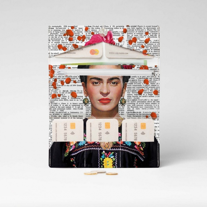 PORTOFEL TYVEK® FRIDA ROSE XL / CLUTCH [3]