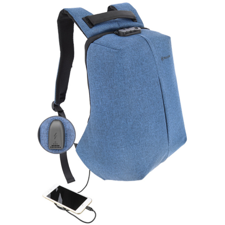 Rucsac laptop Tellur Antifurt V2, cu port USB, 15.6" [2]