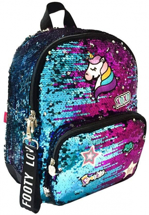 Rucsac copii  LÍNEA DIAMANTE MOV/ LOVING PATCHES [2]