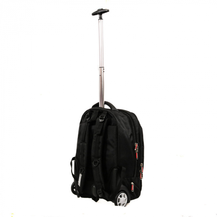 Rucsac cu troler Smiley, 46x34x18 cm, negru [6]