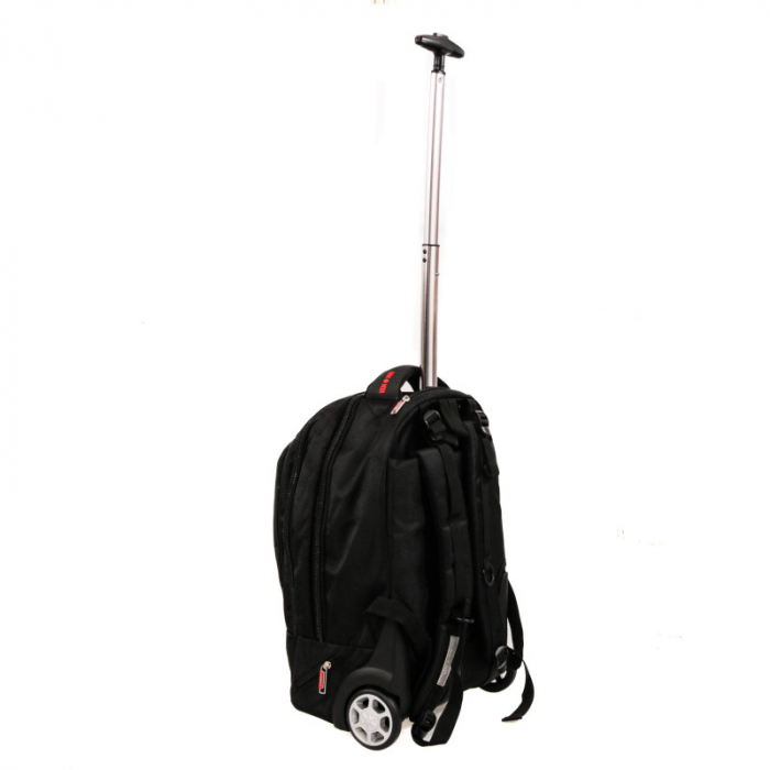 Rucsac cu troler Smiley, 46x34x18 cm, negru [4]