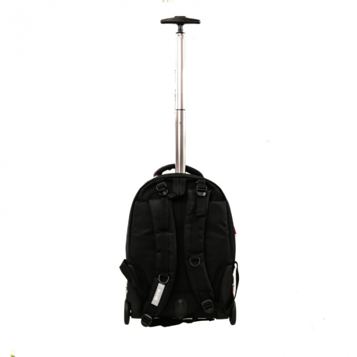 Rucsac cu troler Smiley, 46x34x18 cm, negru [5]