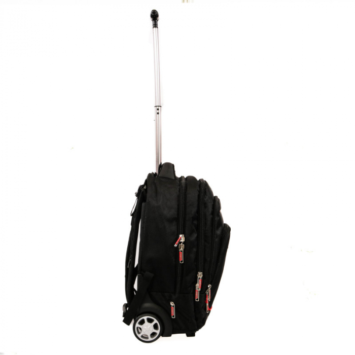 Rucsac cu troler Smiley, 46x34x18 cm, negru [7]