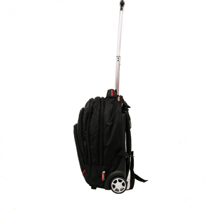 Rucsac cu troler Smiley, 46x34x18 cm, negru [3]