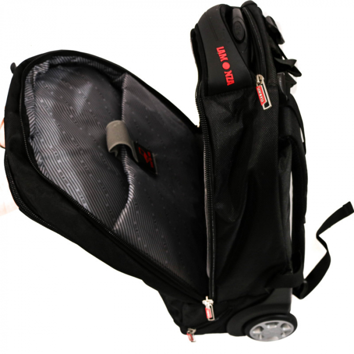 Rucsac cu troler Smiley, 46x34x18 cm, negru [9]