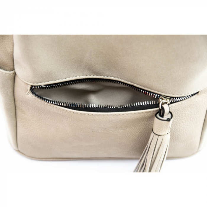 RUCSAC DAMA AZALYA GRI 27X13X28 CM  - Lamonza  inbagaj [4]