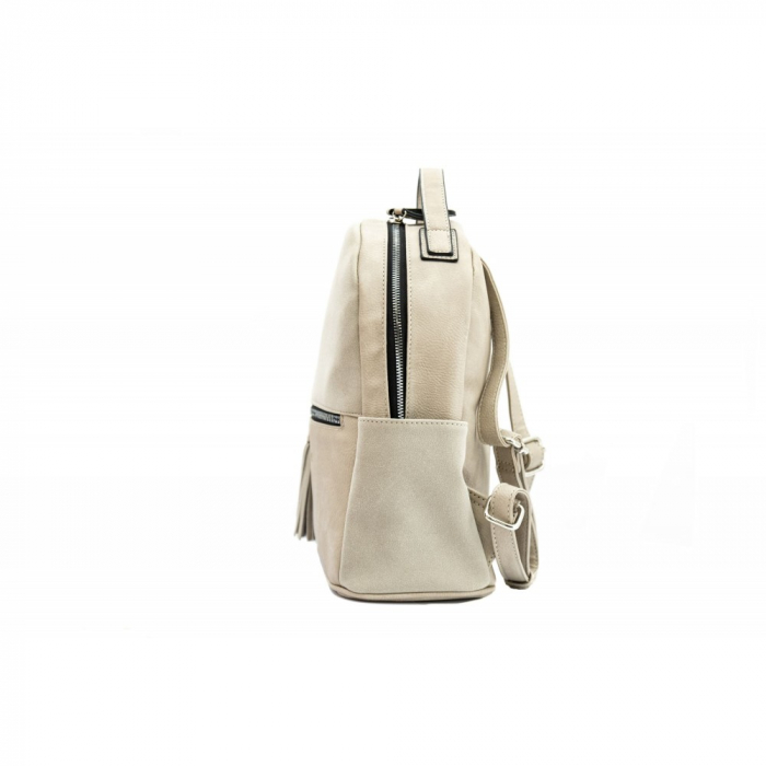 RUCSAC DAMA AZALYA GRI 27X13X28 CM  - Lamonza  inbagaj [2]