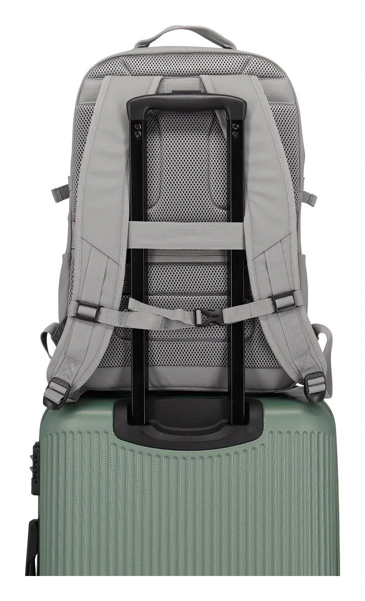 Rucsac de laptop Travelite Basics Backpack, Gri [5]