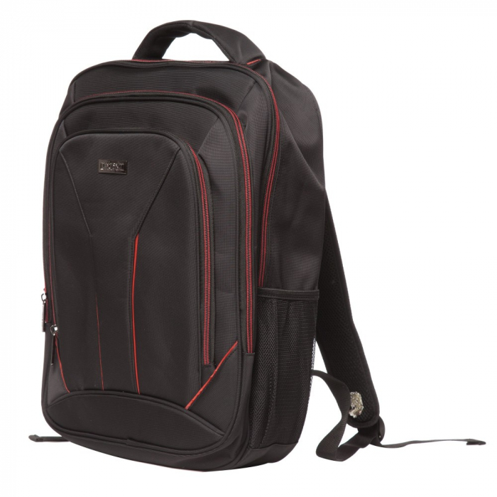 RUCSAC LAPTOP LAMONZA TOLEDO 42X31X13 CM, NEGRU / ROSU [2]