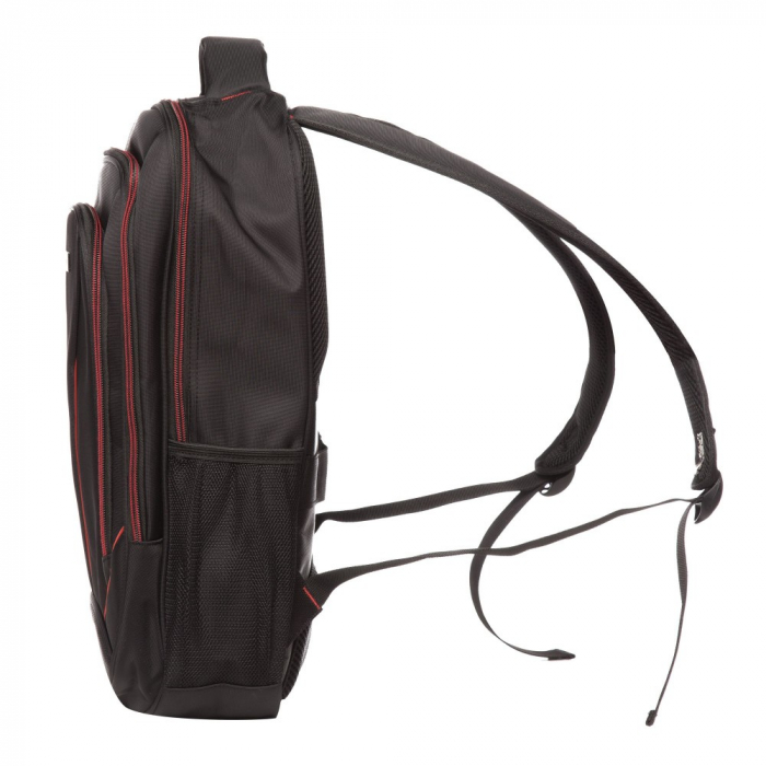 RUCSAC LAPTOP LAMONZA TOLEDO 42X31X13 CM, NEGRU / ROSU [4]