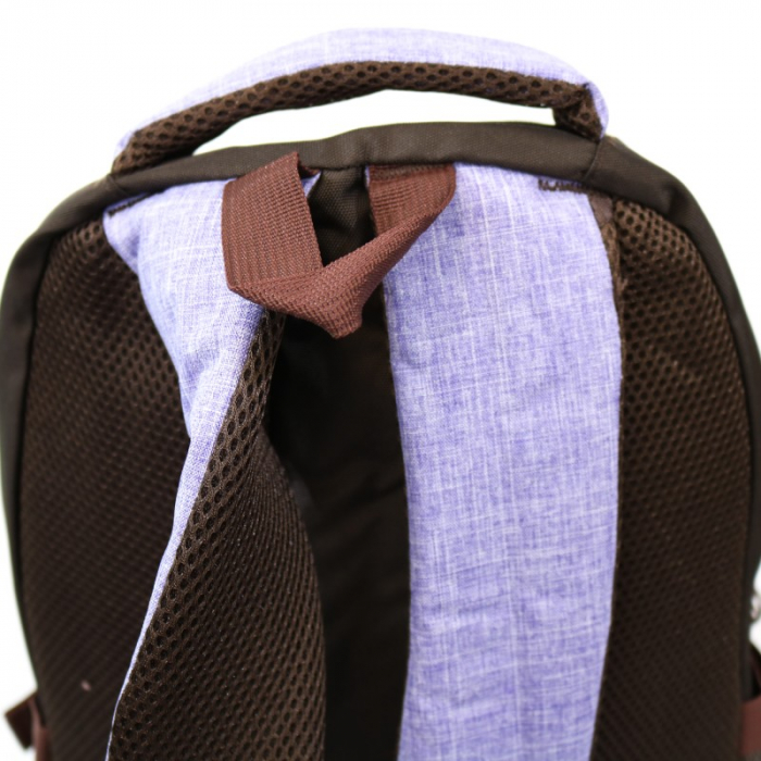 Rucsac Lamonza Lava Gri cu mov, 47X30X19 cm [4]