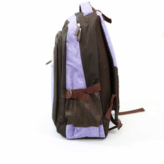 Rucsac Lamonza Lava Gri cu mov, 47X30X19 cm [2]
