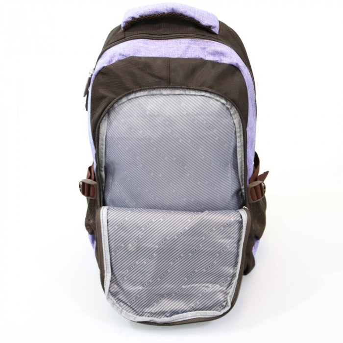 Rucsac Lamonza Lava Gri cu mov, 47X30X19 cm [5]