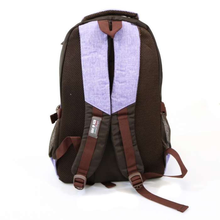 Rucsac Lamonza Lava Gri cu mov, 47X30X19 cm [3]