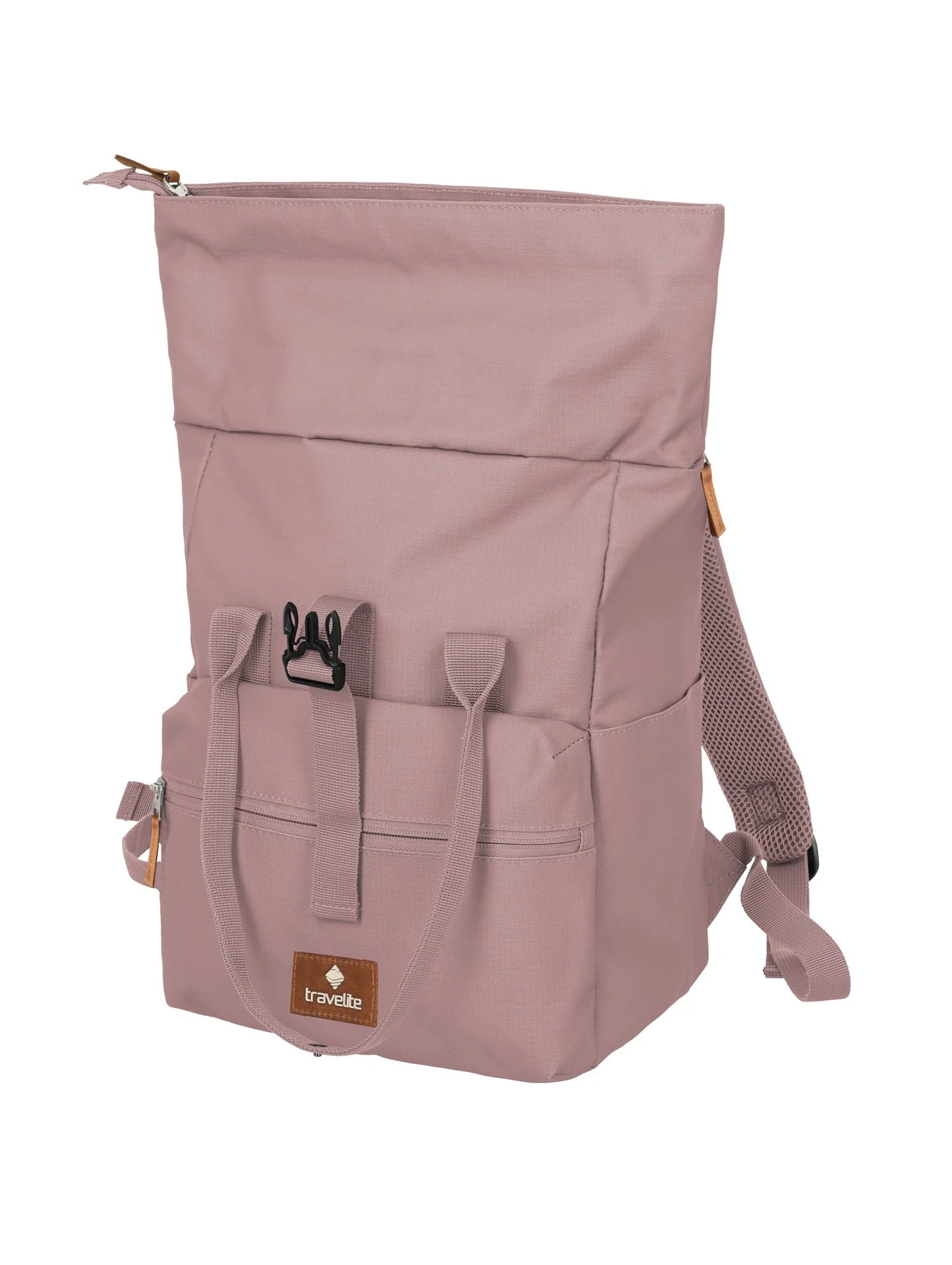 Rucsac Rollup travelite Basics,Short Handle roz [3]