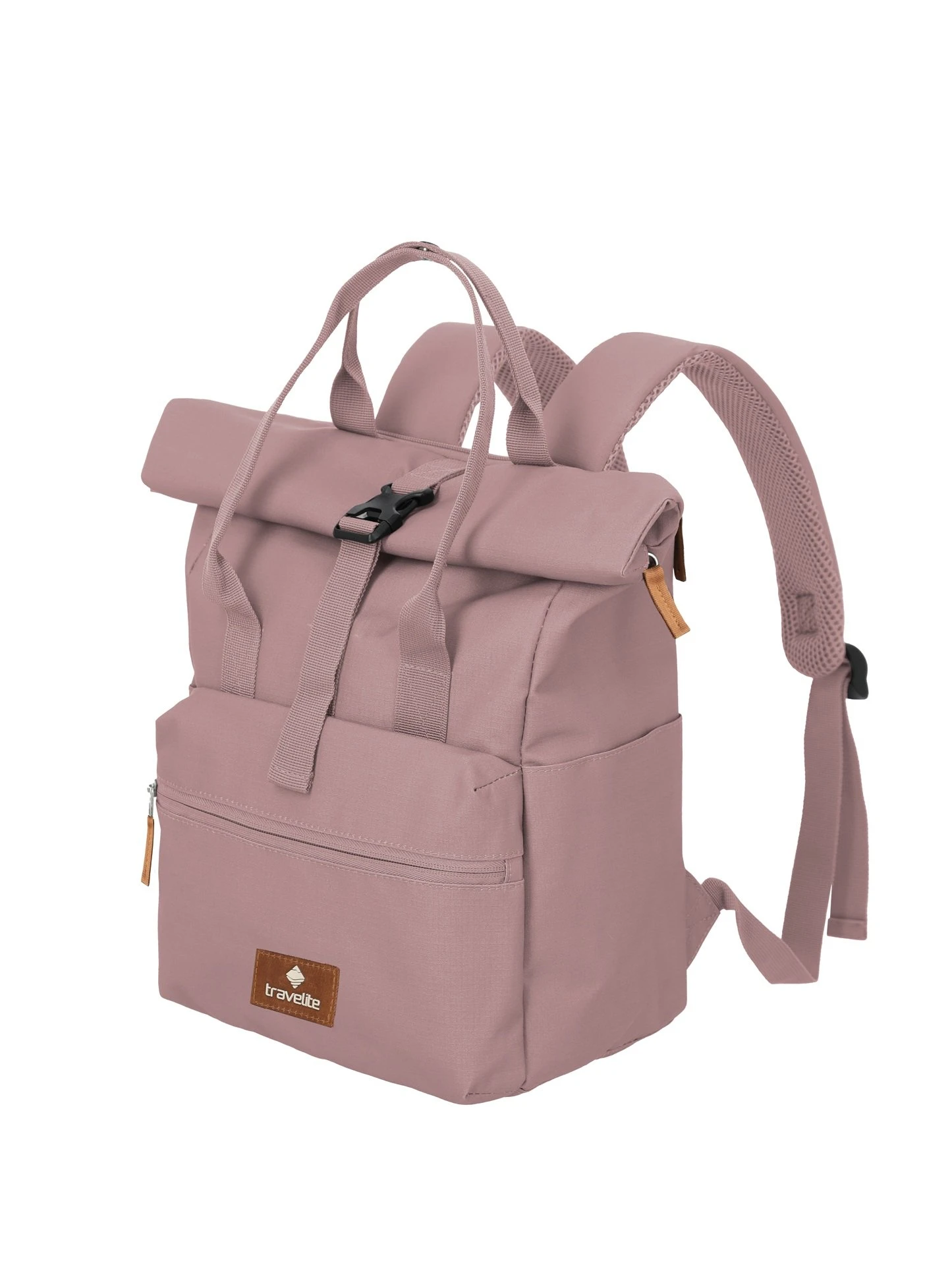 Rucsac Rollup travelite Basics,Short Handle roz [5]