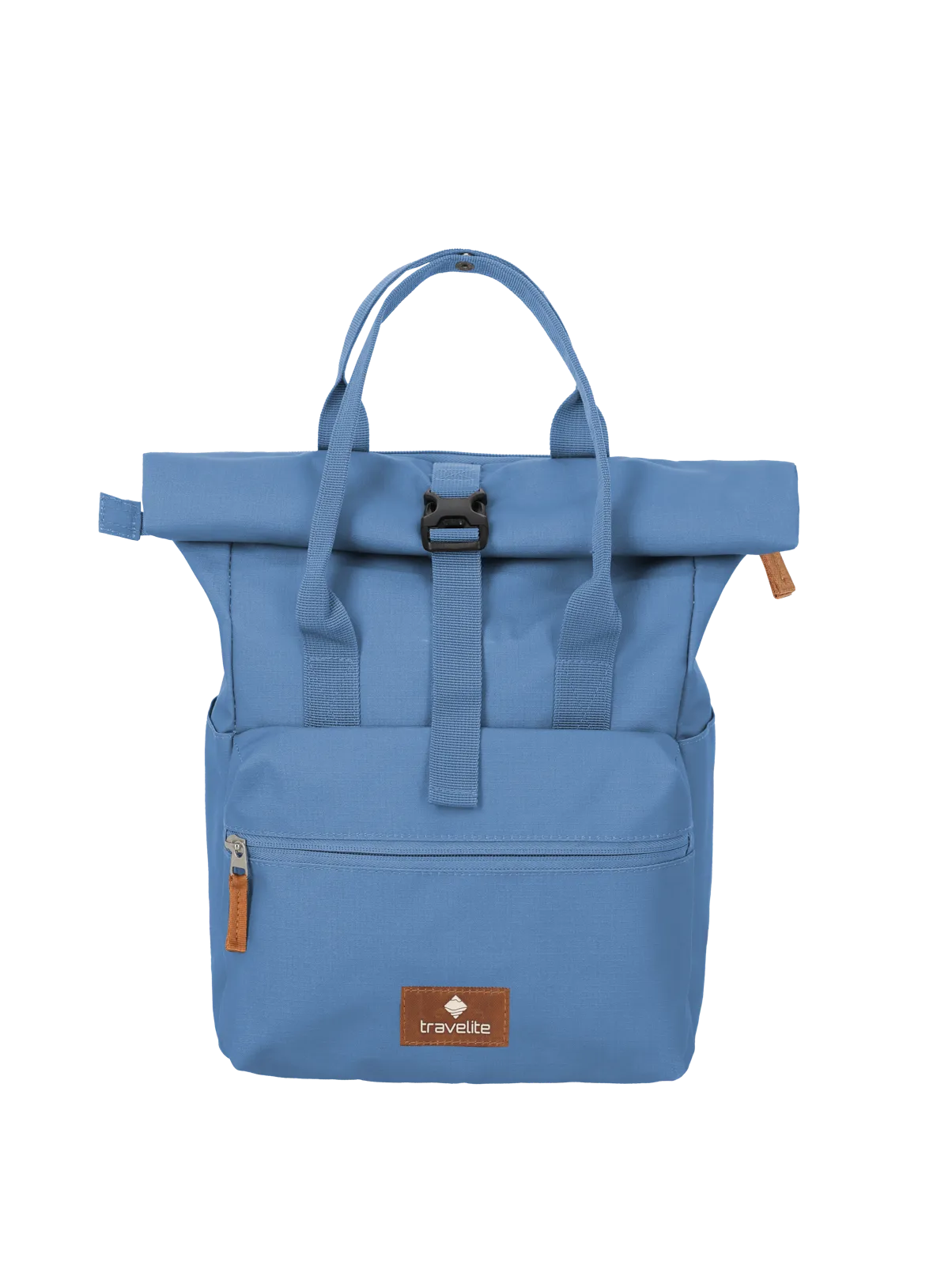 Rucsac Rollup travelite Basics,Short Handle albastru denim [1]